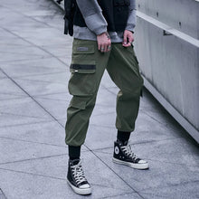 Load image into Gallery viewer, New Joggers Cargo Pants Men Fashion Ribbons Pocket Harem Trousers Sweatpants Men Hip Hop Harajuku Streetwear Casual Pants
