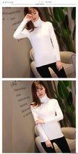 Load image into Gallery viewer, Cashmere Style Turtleneck Knit Pullover
