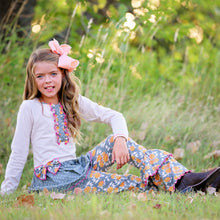 Load image into Gallery viewer, Girls Vintage Floral Tunic Set
