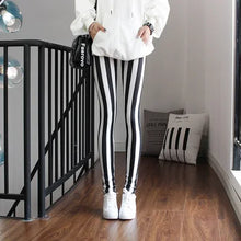 Load image into Gallery viewer, Women Leggings High Waist Cartoon Comic Beauty Print Trousers Soft Female Casual Elastic Pant
