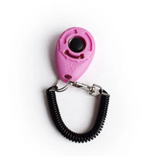 Load image into Gallery viewer, Dog Training Clicker Pet Cat Plastic New Dogs Click Trainer Aid Tools Adjustable Wrist Strap Sound Key Chain Dog Supplies
