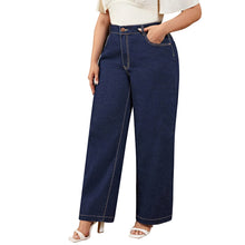Load image into Gallery viewer, Dark Wash Wide Leg Jeans

