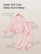 Load image into Gallery viewer, Pink Floral Long Sleeve Pajama Set
