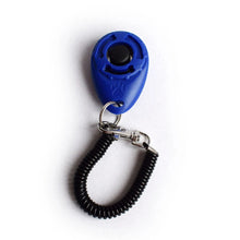 Load image into Gallery viewer, Dog Training Clicker Pet Cat Plastic New Dogs Click Trainer Aid Tools Adjustable Wrist Strap Sound Key Chain Dog Supplies
