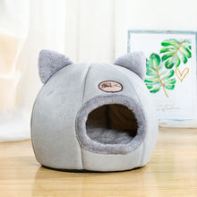 Load image into Gallery viewer, New Deep Sleep Comfort In Winter Cat Bed Iittle Mat Basket Small Dog House Products Pets Tent Cozy Cave Nest Indoor Cama Gato
