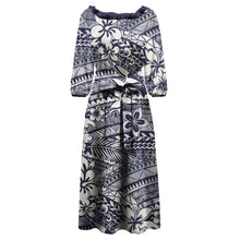 Load image into Gallery viewer, Tonga Puletaha Dress Polynesian Style Plus Size Clothing Samoa Women Dresses Tribe Island Church Clothes Custom
