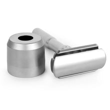 Load image into Gallery viewer, QSHAVE Adjustable Safety Razor Double Edge Classic Mens Shaving Mild to Aggressive 1-6 File Hair Removal Shaver it with 5 Blades
