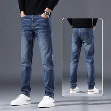 Load image into Gallery viewer, Men’s Stretch Denim Straight-Leg Jeans
