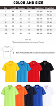 Load image into Gallery viewer, Polo Shirts Custom Logo Printing/embroidery 100% Polyester Breathable Male Polo Employee Polo Shirt Uniform Top Shirts For Men
