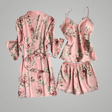 Load image into Gallery viewer, Lace Satin V Neck Pajama
