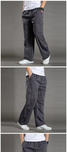 Load image into Gallery viewer, Loose Cotton Cargo Work Pants
