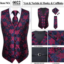 Load image into Gallery viewer, Men’s Silk Jacquard Suit Vest Set

