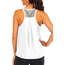 Load image into Gallery viewer, Yoga Shirt Female New Style T-Shirt Loose Fitness Tops Vest Women Sleeveless Sport Tee Quick-Drying Gym Running Workout Blouse
