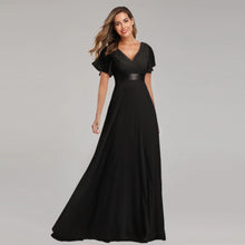 Load image into Gallery viewer, Evening Dresses XUCTHHC Elegant V-Neck Ruffles Chiffon Formal Evening Gown  Robe Vestidos De Fiesta Dress for Wedding Party
