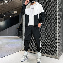Load image into Gallery viewer, 2026 Men Tracksuit Casual Joggers Hooded Sportswear Jackets And Pants 2 Piece Sets Hip Hop Running Sports Suit
