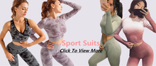 Load image into Gallery viewer, Yoga Set Women Fitness Gym Clothing Sport Suit Seamless Hollow Out Long Sleeve Crop Top High Waist Workout Leggings Sportwear

