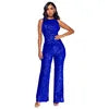 Load image into Gallery viewer, Elegant High-Waisted Sequin Jumpsuit
