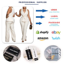 Load image into Gallery viewer, African Inspired Wide Leg Jumpsuit
