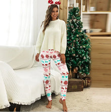 Load image into Gallery viewer, Christmas Leggings  Fashion Milu Deer Printing Festival Ultra Soft Brushed Pants Ankle Length Black Deals
