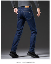 Load image into Gallery viewer, Men’s Retro Washed Loose-Fit Jeans
