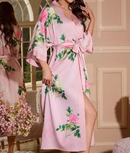 Load image into Gallery viewer, Luxury Summer Silk Bath Robe
