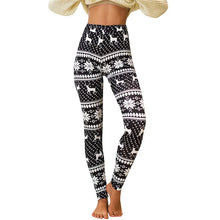 Load image into Gallery viewer, Christmas Leggings  Fashion Milu Deer Printing Festival Ultra Soft Brushed Pants Ankle Length Black Deals

