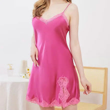 Load image into Gallery viewer, Luxury Silk Lace Nightdress Women
