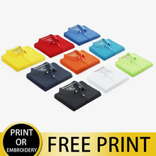 Load image into Gallery viewer, Polo Shirts Custom Logo Printing/embroidery 100% Polyester Breathable Male Polo Employee Polo Shirt Uniform Top Shirts For Men
