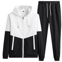 Load image into Gallery viewer, 2026 Men Tracksuit Casual Joggers Hooded Sportswear Jackets And Pants 2 Piece Sets Hip Hop Running Sports Suit
