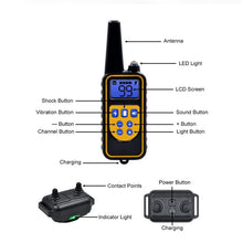 Load image into Gallery viewer, Electric Dog Training Collar Waterproof Dog Bark Collar Pet With Remote Control Rechargeable Anti Barking Device All Size Dogs
