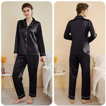 Load image into Gallery viewer, Silky Satin Plus Size Pajamas
