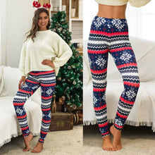 Load image into Gallery viewer, Christmas Leggings  Fashion Milu Deer Printing Festival Ultra Soft Brushed Pants Ankle Length Black Deals
