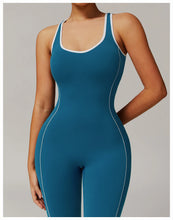 Load image into Gallery viewer, Sleek Back Hollow Bodysuit Jumpsuit
