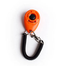 Load image into Gallery viewer, Dog Training Clicker Pet Cat Plastic New Dogs Click Trainer Aid Tools Adjustable Wrist Strap Sound Key Chain Dog Supplies
