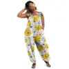 Load image into Gallery viewer, Printed Wide Leg Strap Jumpsuit
