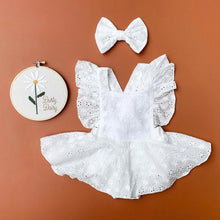 Load image into Gallery viewer, Lace Ruffle Baby Girl Bodysuit
