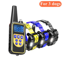 Load image into Gallery viewer, Electric Dog Training Collar Waterproof Dog Bark Collar Pet With Remote Control Rechargeable Anti Barking Device All Size Dogs
