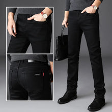 Load image into Gallery viewer, Men’s Retro Washed Loose-Fit Jeans
