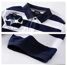 Load image into Gallery viewer, Contrast Stripe Summer Polo Shirt
