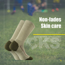 Load image into Gallery viewer, 3 Pack Men's Merino Wool Cushion Crew Socks for Outdoor Hiking Hike Trail Performance Moisture Wicking Lightweight All Seasons
