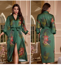 Load image into Gallery viewer, Luxury Summer Silk Bath Robe
