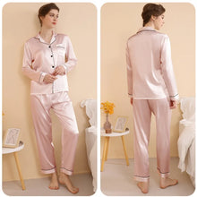 Load image into Gallery viewer, Silky Satin Plus Size Pajamas
