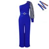 Load image into Gallery viewer, Diagonal Shoulder Wide Leg Jumpsuit

