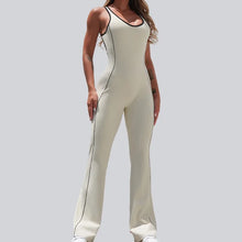 Load image into Gallery viewer, Seamless Backless Yoga Jumpsuit Set
