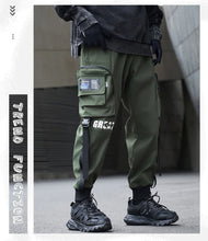 Load image into Gallery viewer, New Joggers Cargo Pants Men Fashion Ribbons Pocket Harem Trousers Sweatpants Men Hip Hop Harajuku Streetwear Casual Pants
