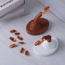 Load image into Gallery viewer, Nail Art Practice Finger With Design Adjustable Acrylic Model Hands Nail Tips Swatches Display Professional DIY Manicure Tool
