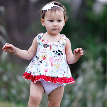 Load image into Gallery viewer, Girls Farm Animal Swing Tank Top
