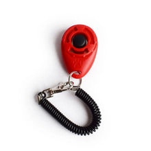 Load image into Gallery viewer, Dog Training Clicker Pet Cat Plastic New Dogs Click Trainer Aid Tools Adjustable Wrist Strap Sound Key Chain Dog Supplies
