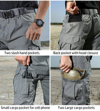 Load image into Gallery viewer, Tactical Waterproof Cargo Combat Pants
