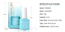 Load image into Gallery viewer, Venalisa VIP4 Nail Gel Polish HEMA/TPO FREE Full Coverage Beautiful Semi Permanent Soak Off UV LED Gel Nail Polish Gel Lacquer

